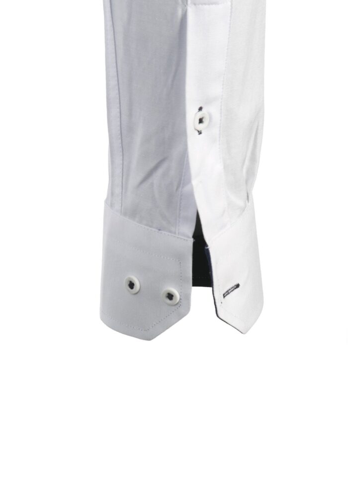 BUDA WHITE LONG SLEEVE GRANDAD SHIRT