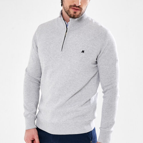grey jumper