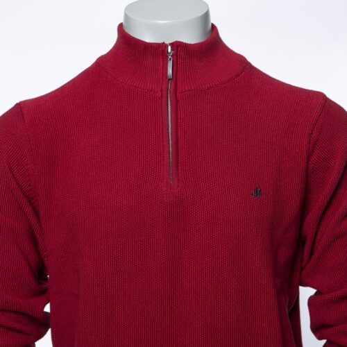 KERRY CHERRY WAFFLE KNIT QUARTER ZIP
