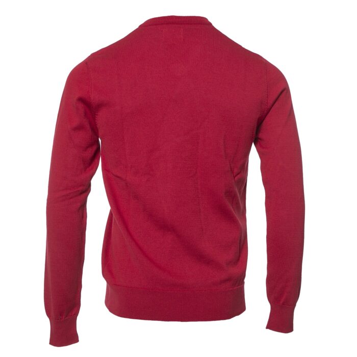 AZENHA CHERRY V NECK COTTON KNITWEAR