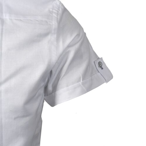 TOLKA WHITE SHORTSLEEVE OXFORD SHIRT