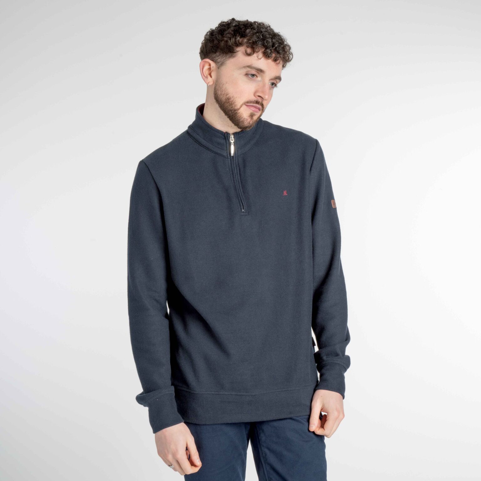 Kentucky Quarter Zip Sweat - Navy