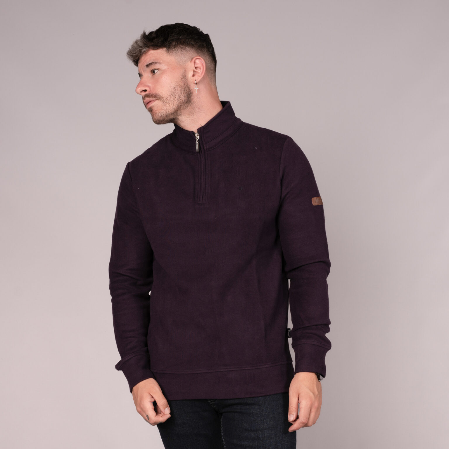 Kentucky Quarter Zip Sweat - Grape
