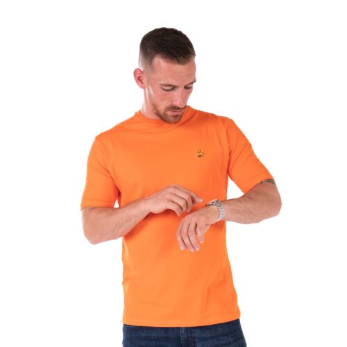 men's orange stretch t-shirt - rous