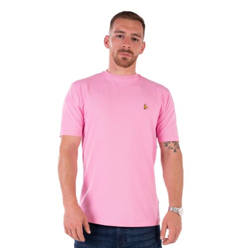 men's pink stretch t-shirt - rous