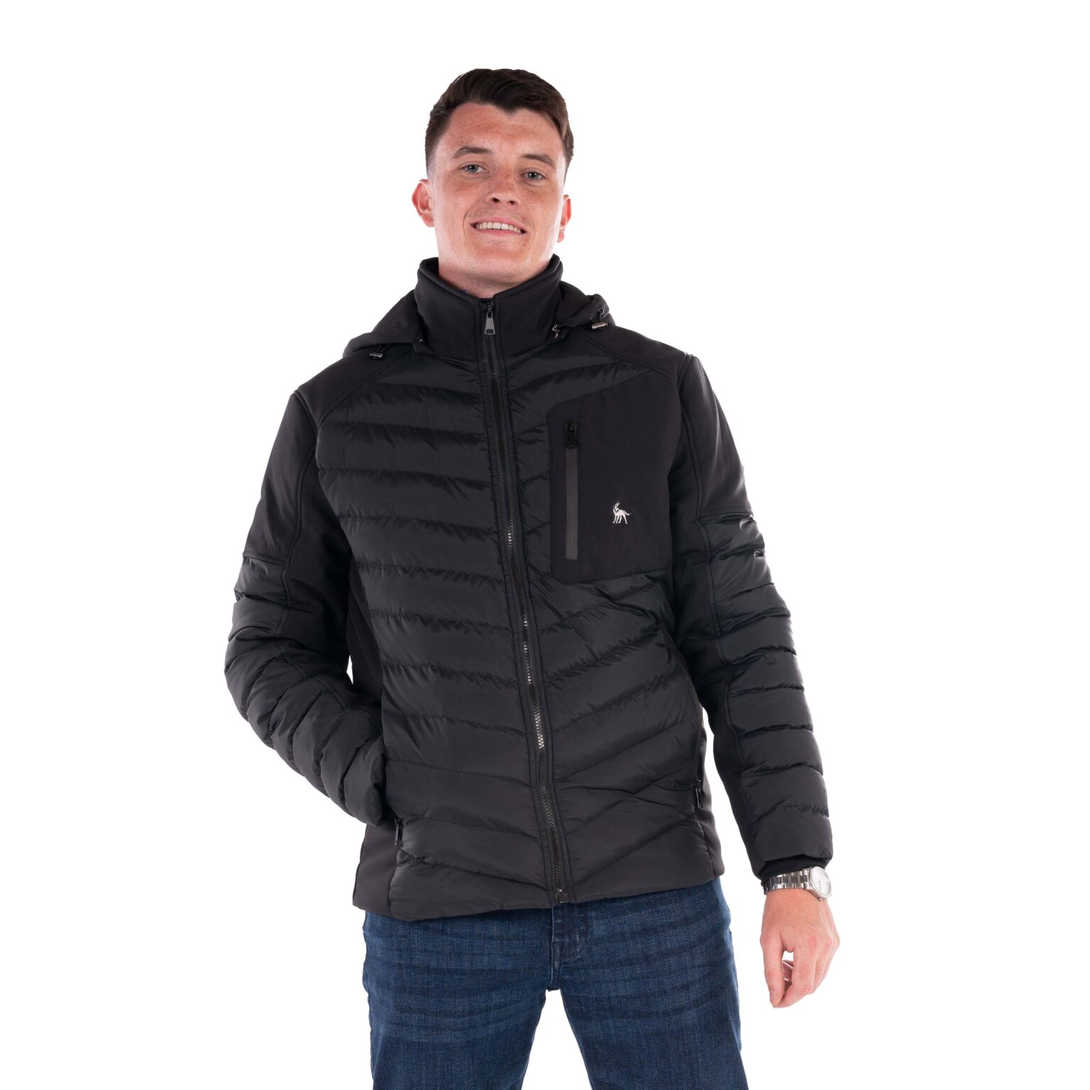 Gate Hooded Padded Bubble Jacket