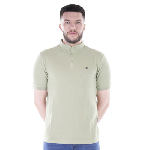 men's sage cotton pique t-shirt