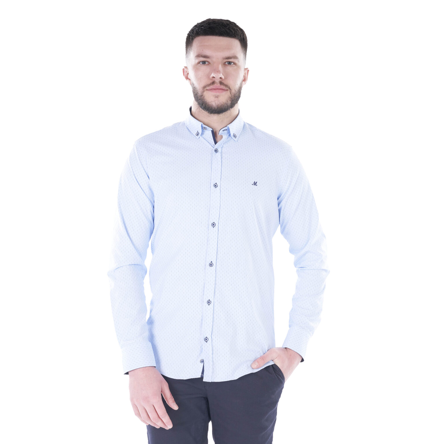 men's button down shirt sky jagger