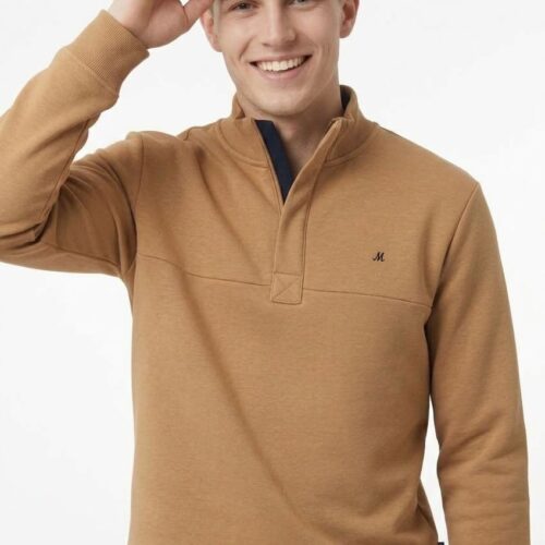 men's stone quarter zip