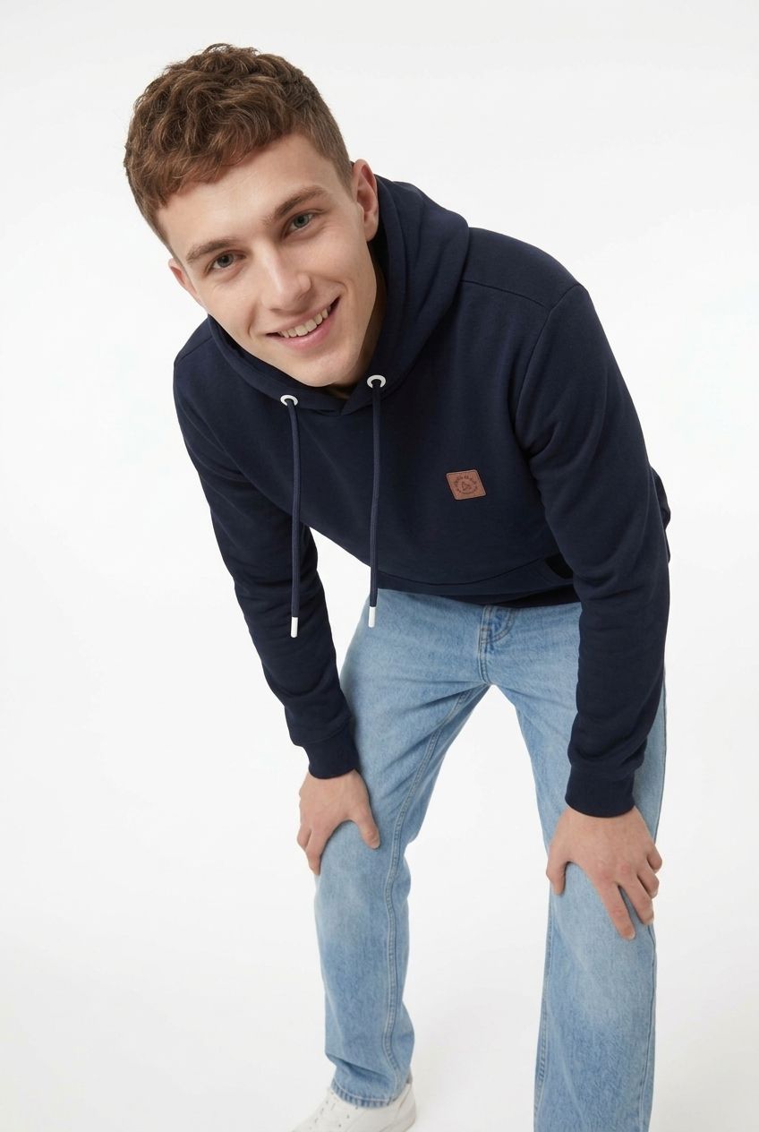 Colorado Overhead Cotton Hood Navy - Image 3