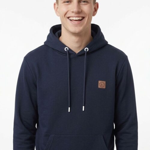 men's navy hoodie