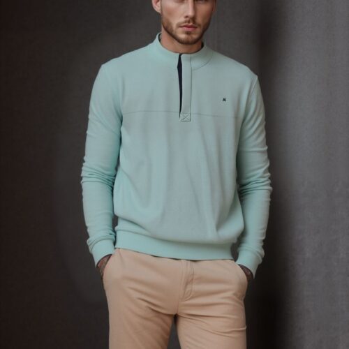 Ridley Quarter Zip Fleece Birds Egg