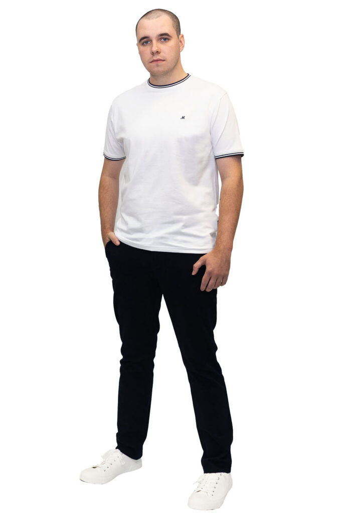 Cage Crew Neck Tee - White - Image 2