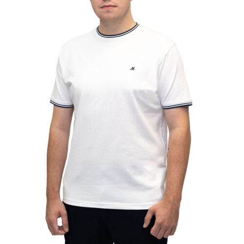Cage Crew Neck Tee - White