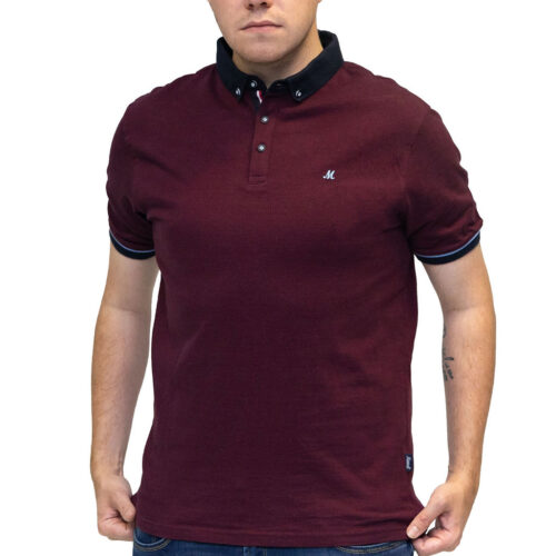 Pedal Jaquard Polo Wine