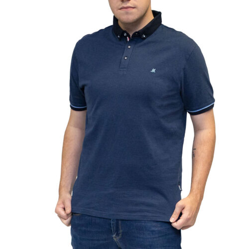 Pedal Jaquard Polo Dark Denim