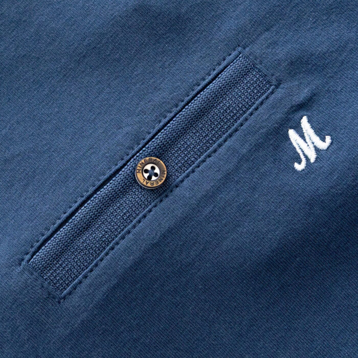 Matty Jersey Polo Dark Denim - Image 3