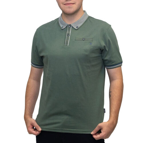 Matty Jersey Polo Duck Green