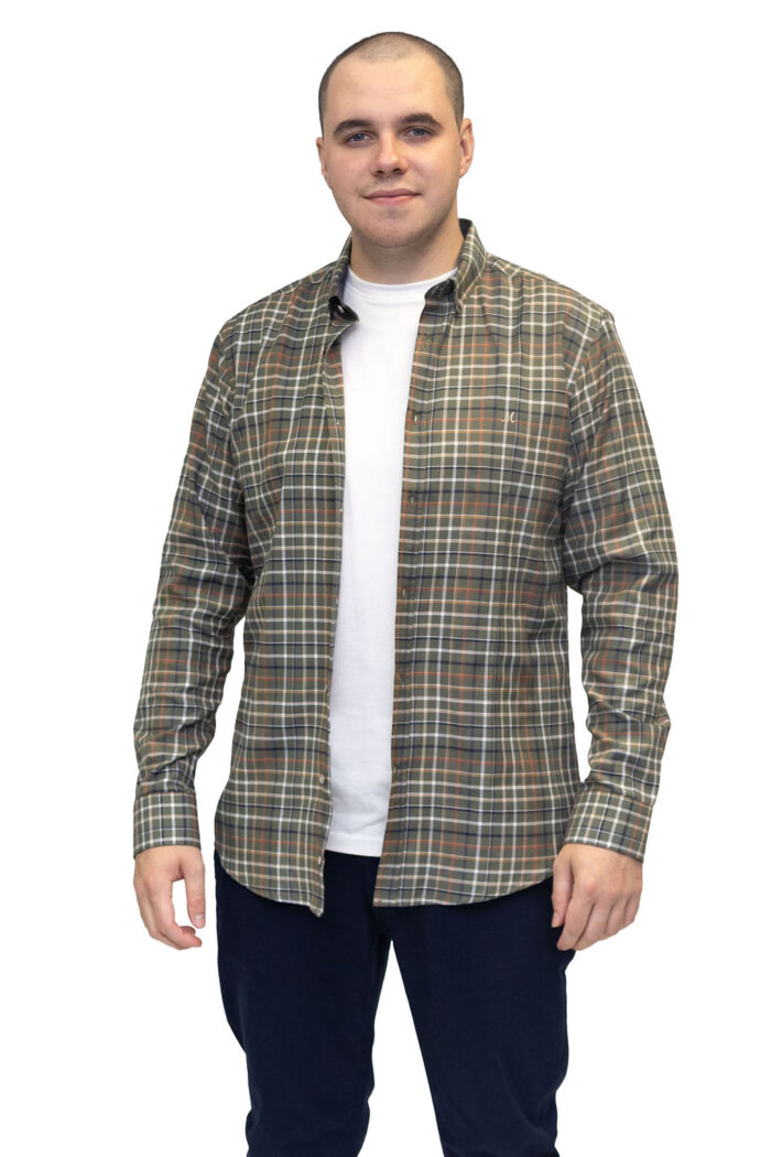 Justin Green Check Shirt