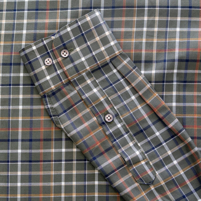 Justin Green Check Shirt - Image 4