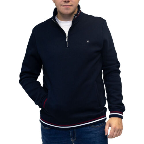Toprak Quarter Zip Fleece - Navy