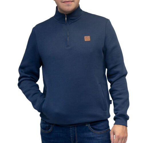 Acosta Zip Sweat - Dark Denim