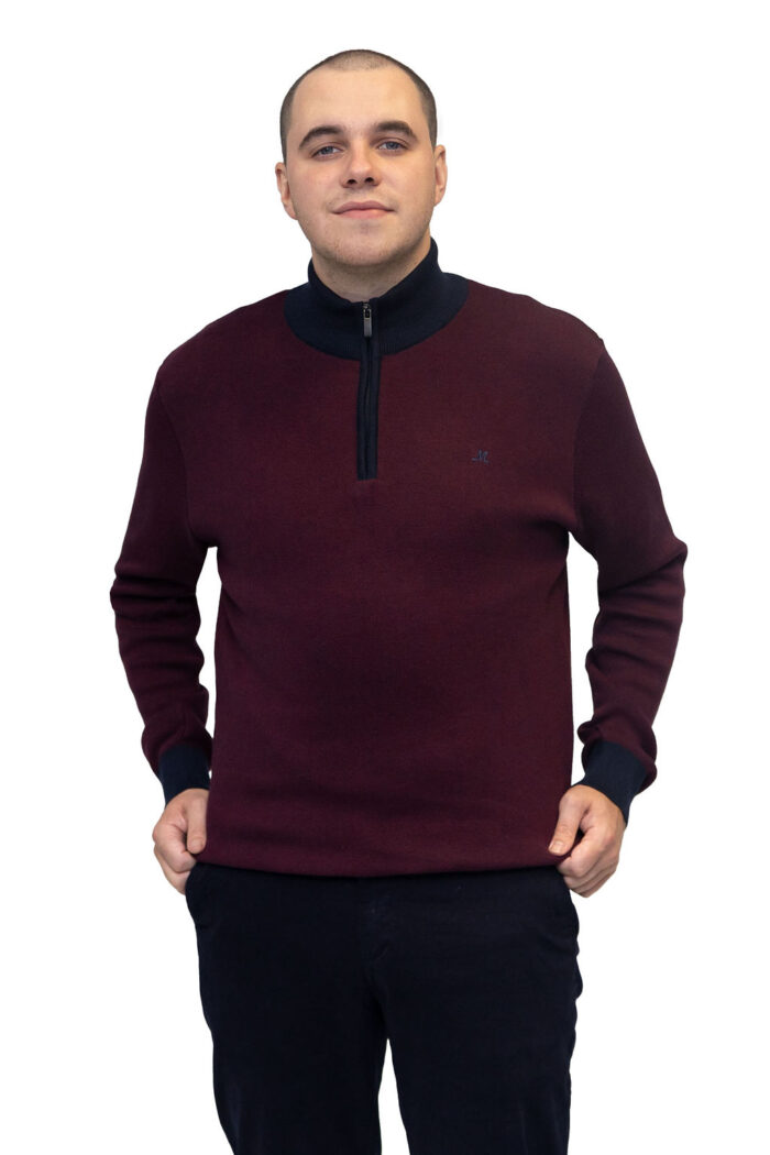 River Dark Burgundy Knitwear
