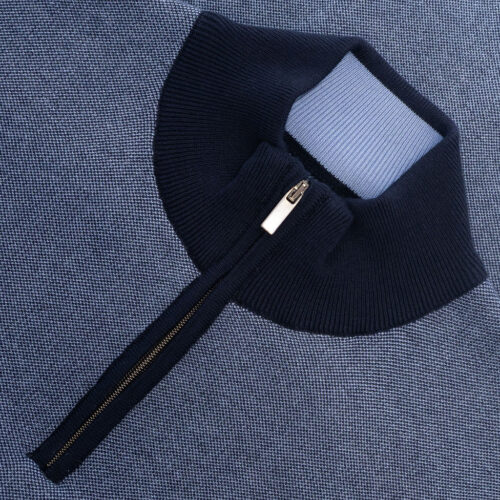 River Light Blue/Navy Knit