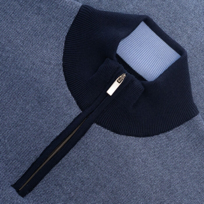River Light Blue/Navy Knit