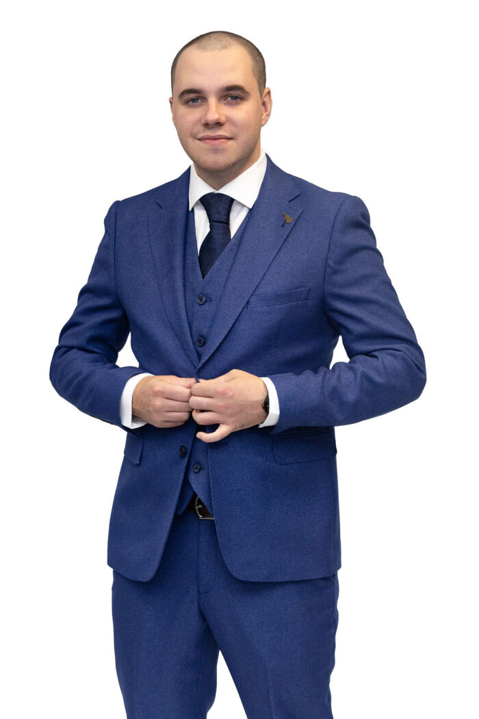 Fratelli Uniti Petrol Blue Blazer - Image 3