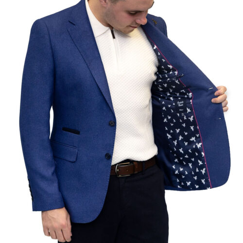 Fratelli Uniti Petrol Blue Blazer