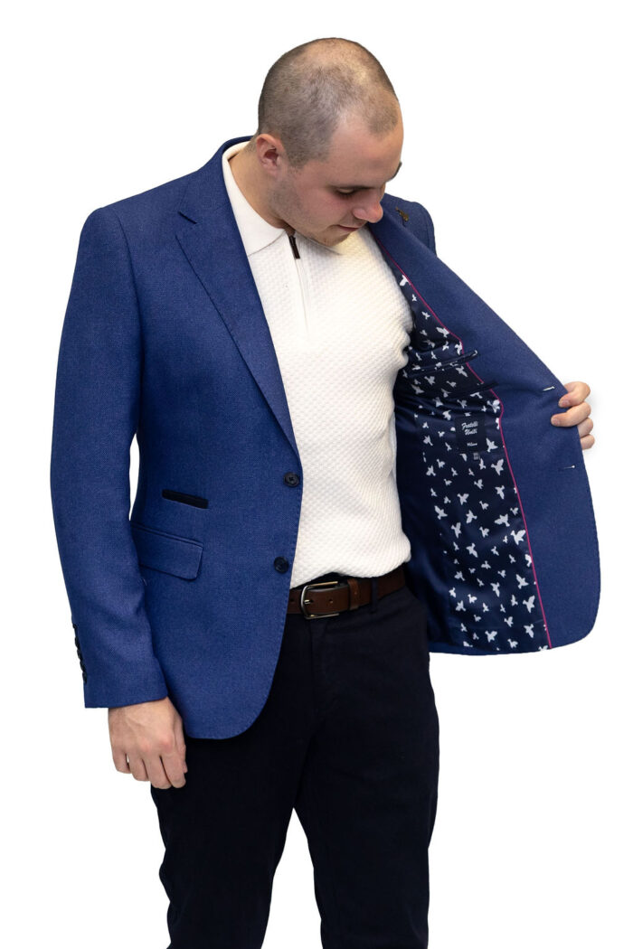 Fratelli Uniti Petrol Blue Blazer