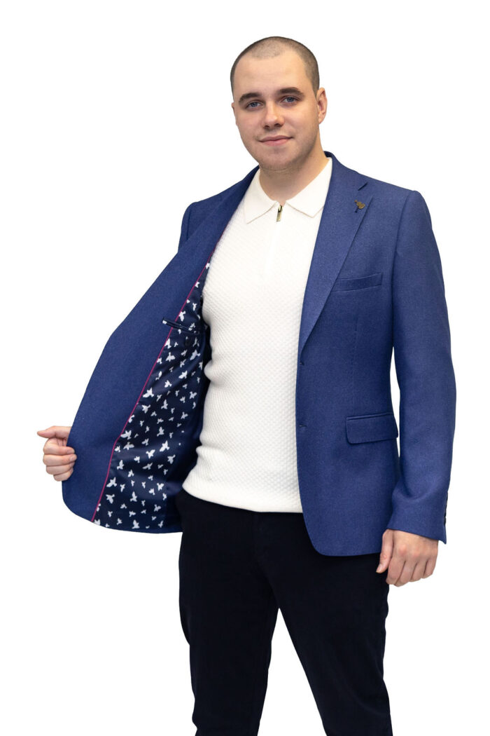 Fratelli Uniti Petrol Blue Blazer - Image 4