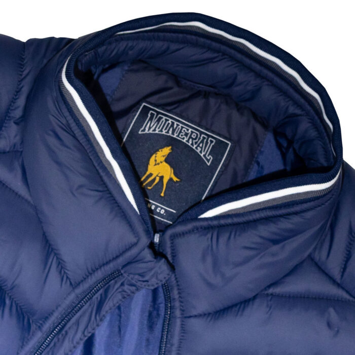 Coach Ocean Blue Padded Bubble Jacket - Image 3