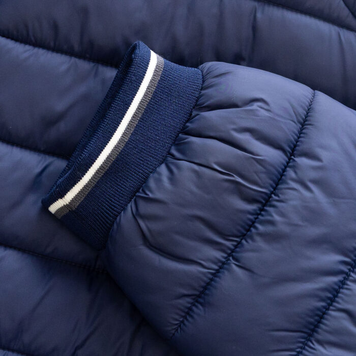 Coach Ocean Blue Padded Bubble Jacket - Image 4