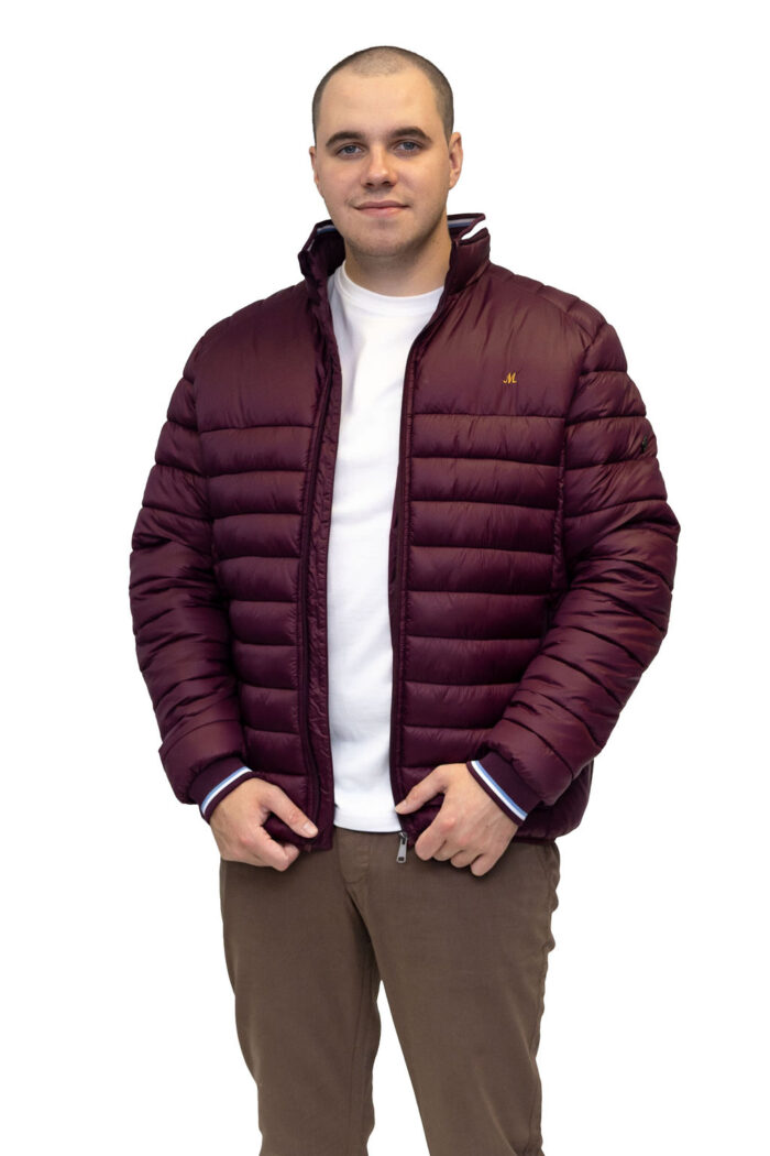 Coach Wine Padded Bubble Jacket
