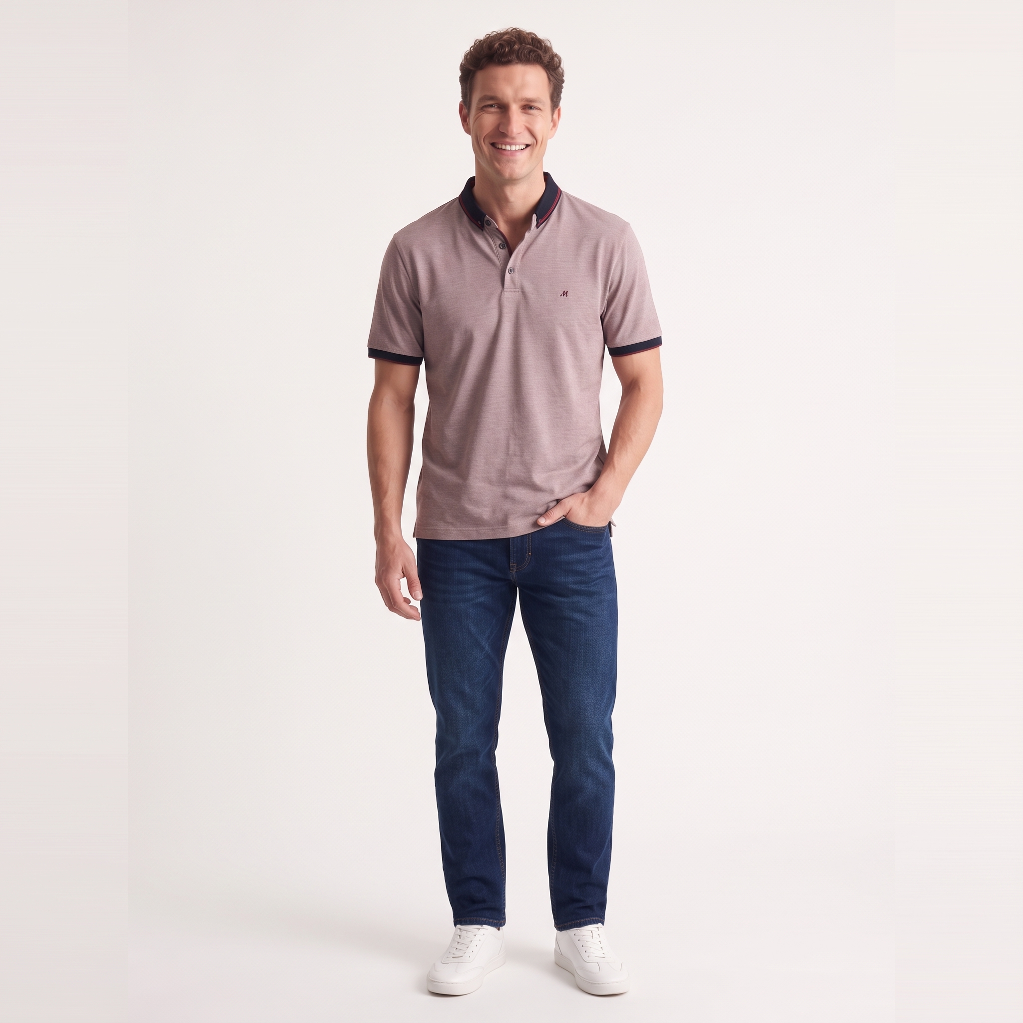 Marix Polo - Burgundy - Image 4