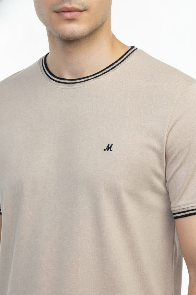 stone crew neck tee close