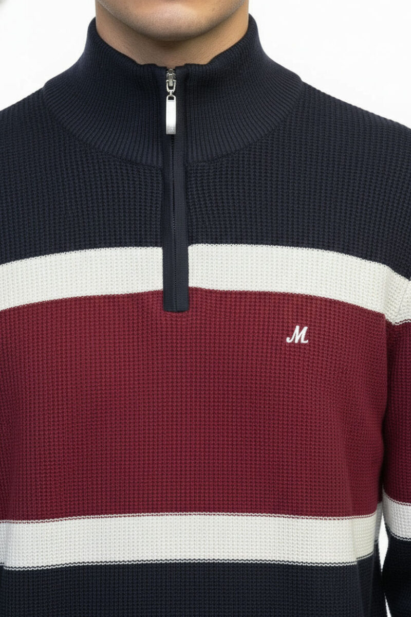 Clint Quarter-Zip Pullover Sweater - Image 3