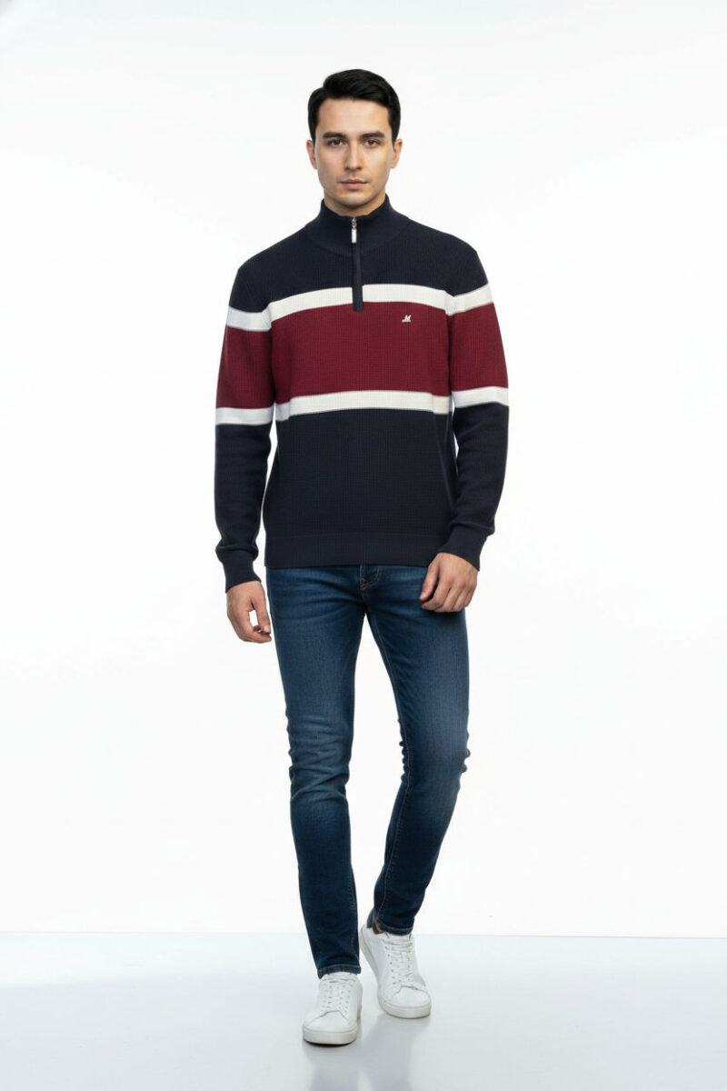 Clint Quarter-Zip Pullover Sweater - Image 4
