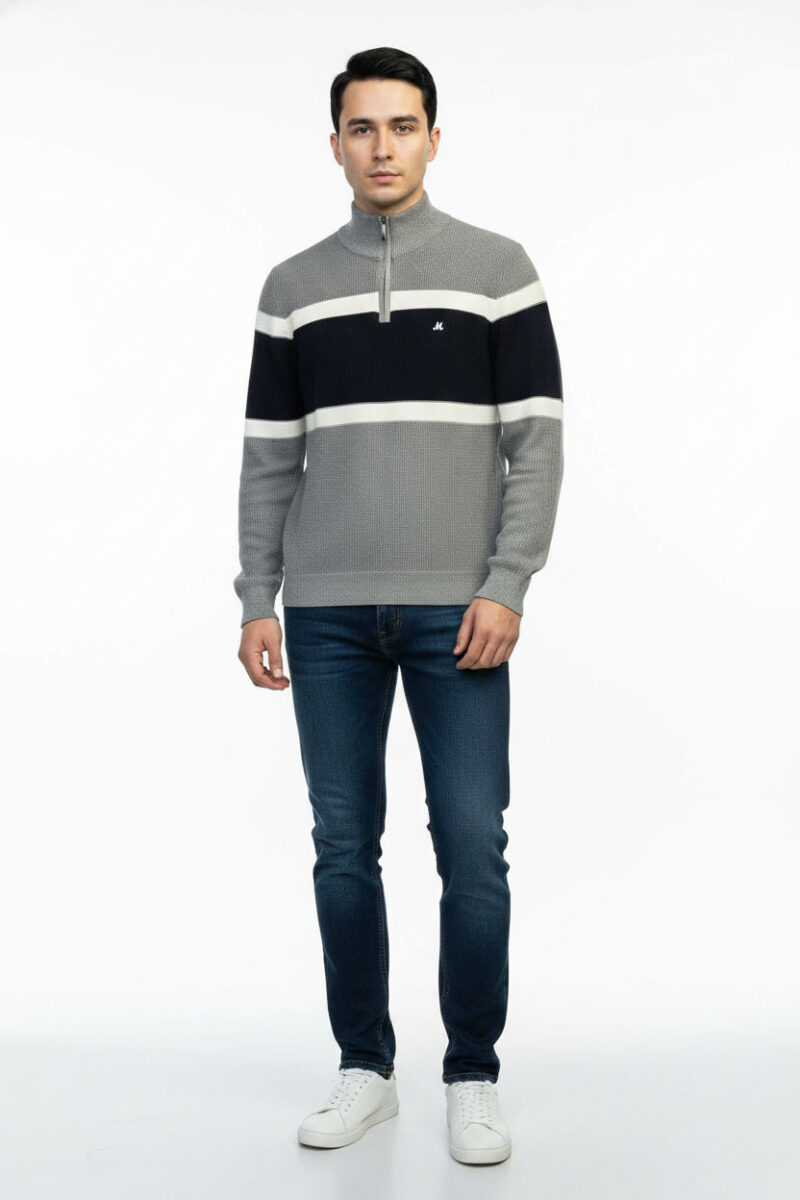 Clint Quarter-Zip Pullover Sweater