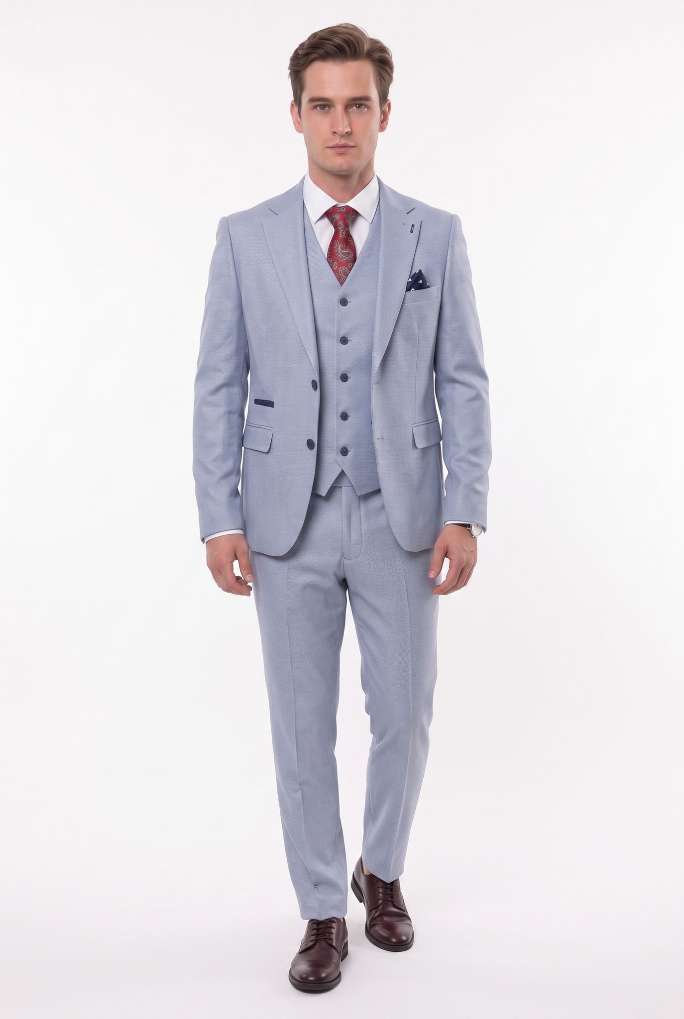 Fratelli Uniti Blue Trousers - Image 3