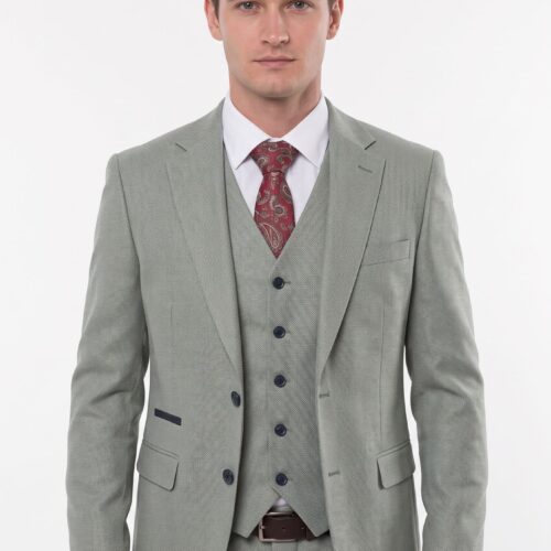 mens dusty green blazer fratelli uniti front