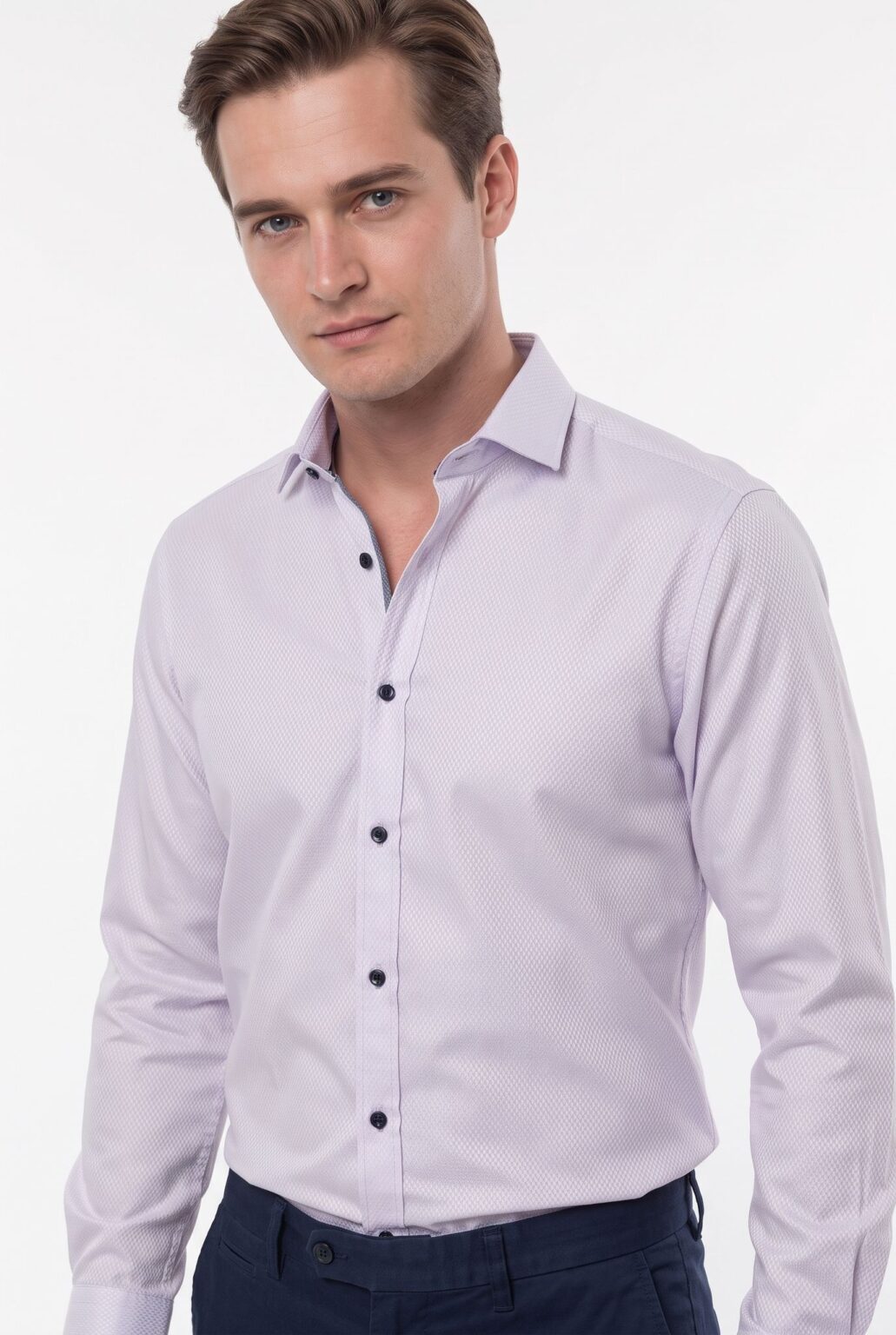 Men's Lilac Dress Shirt - Union
