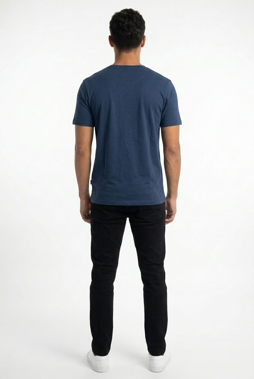 Glock Crew Neck T-Shirt - Dark Denim - Image 4