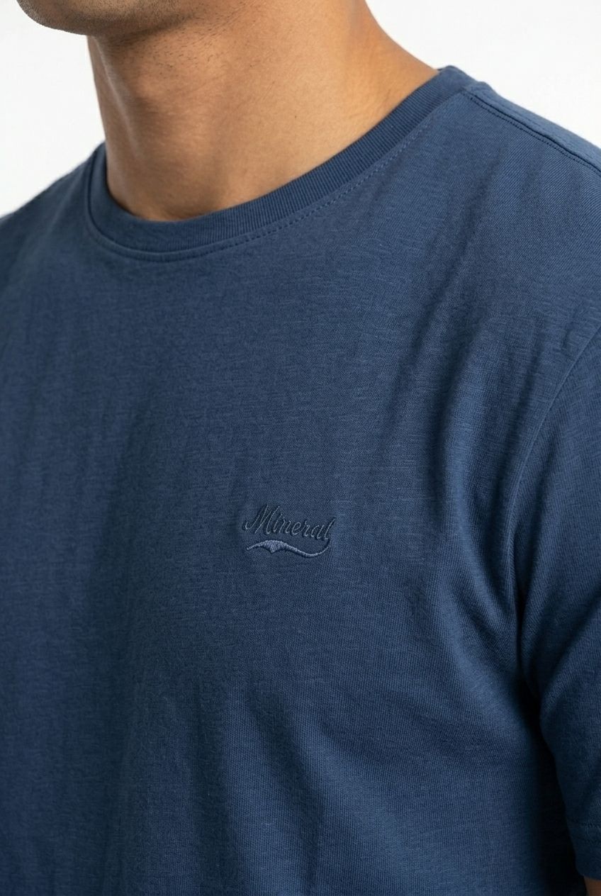 Glock Crew Neck T-Shirt - Dark Denim - Image 2