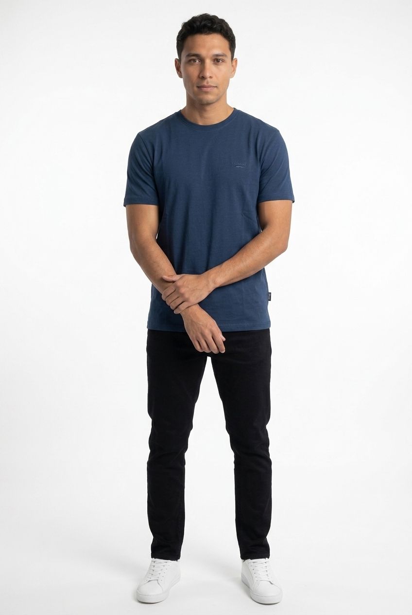 Glock Crew Neck T-Shirt - Dark Denim - Image 3