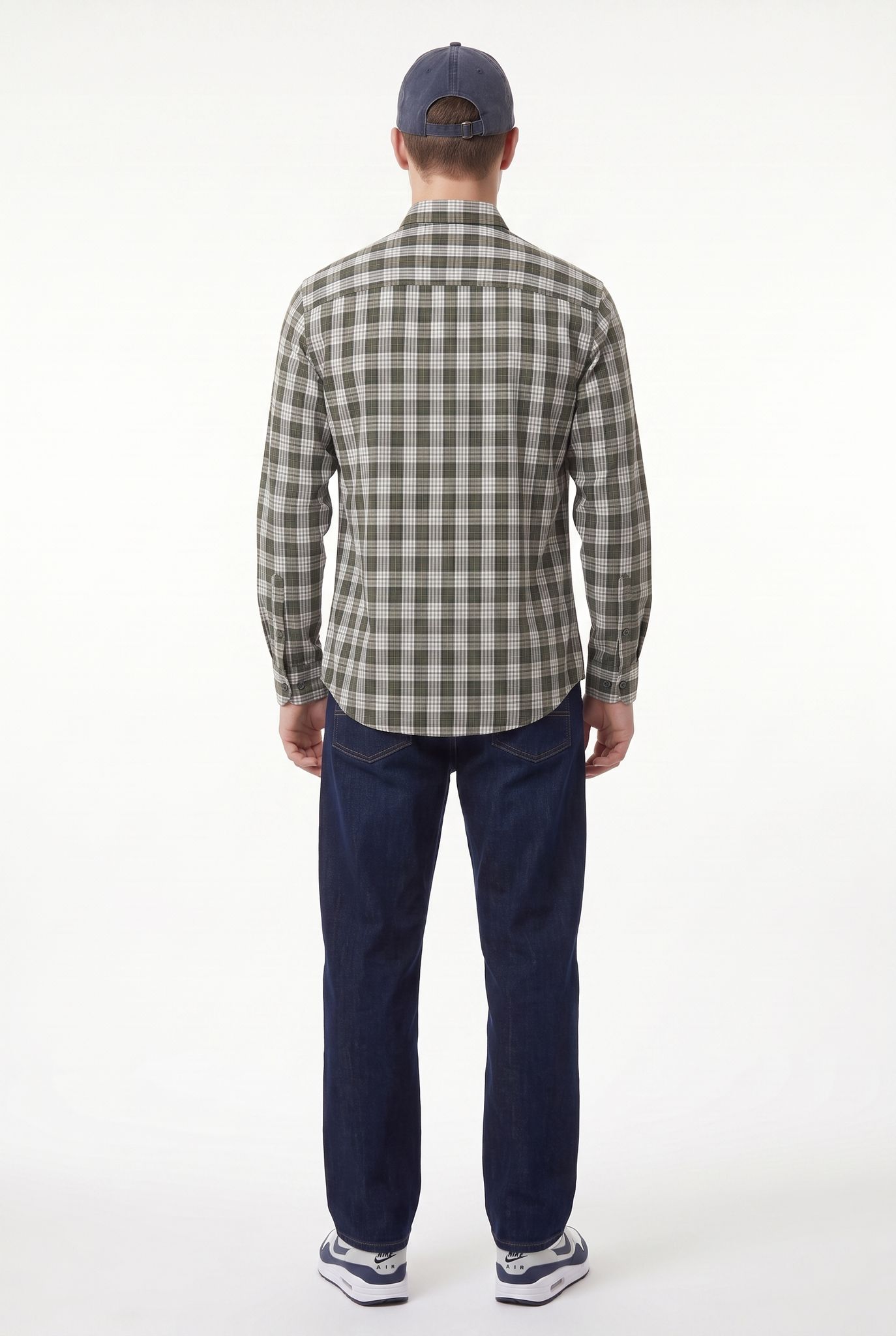 Thomas Check Shirt - Green - Image 3