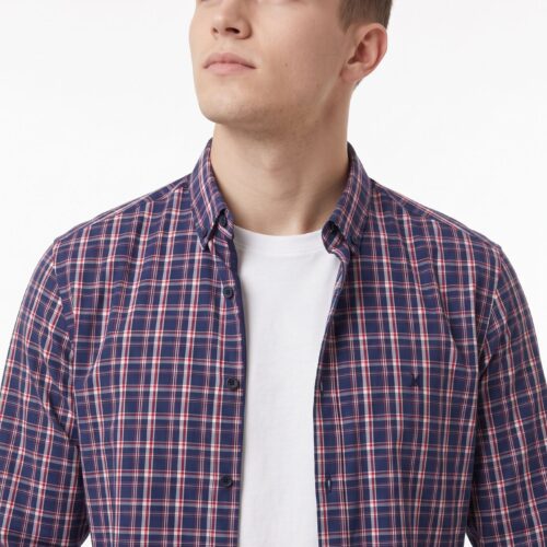 Thomas Check Shirt - Navy