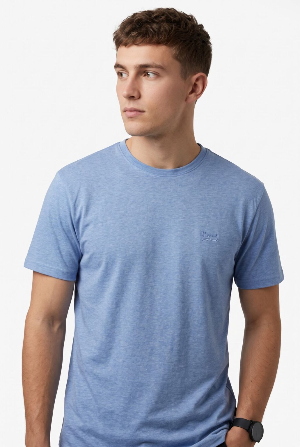 Glock Crew Neck T-Shirt - Airy Blue